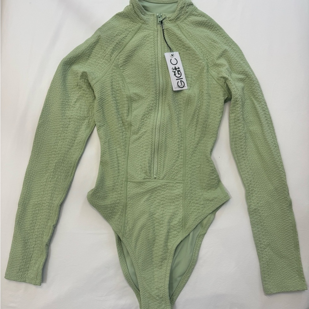 NWT GIGI C Roxanne One Piece in Jade S